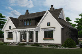 Modern Farmhouse House Plan #098-00319 Elevation Photo