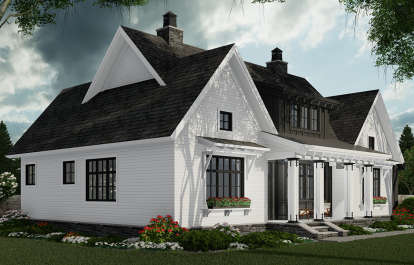 Modern Farmhouse House Plan #098-00319 Elevation Photo