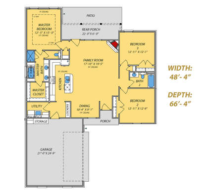 Main Floor for House Plan #9279-00016