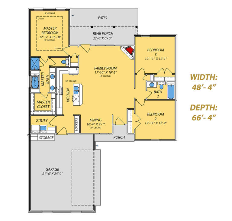 House Plan House Plan #24077 Drawing 1