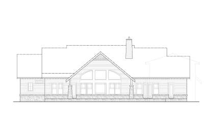 Mountain Rustic House Plan #699-00259 Elevation Photo