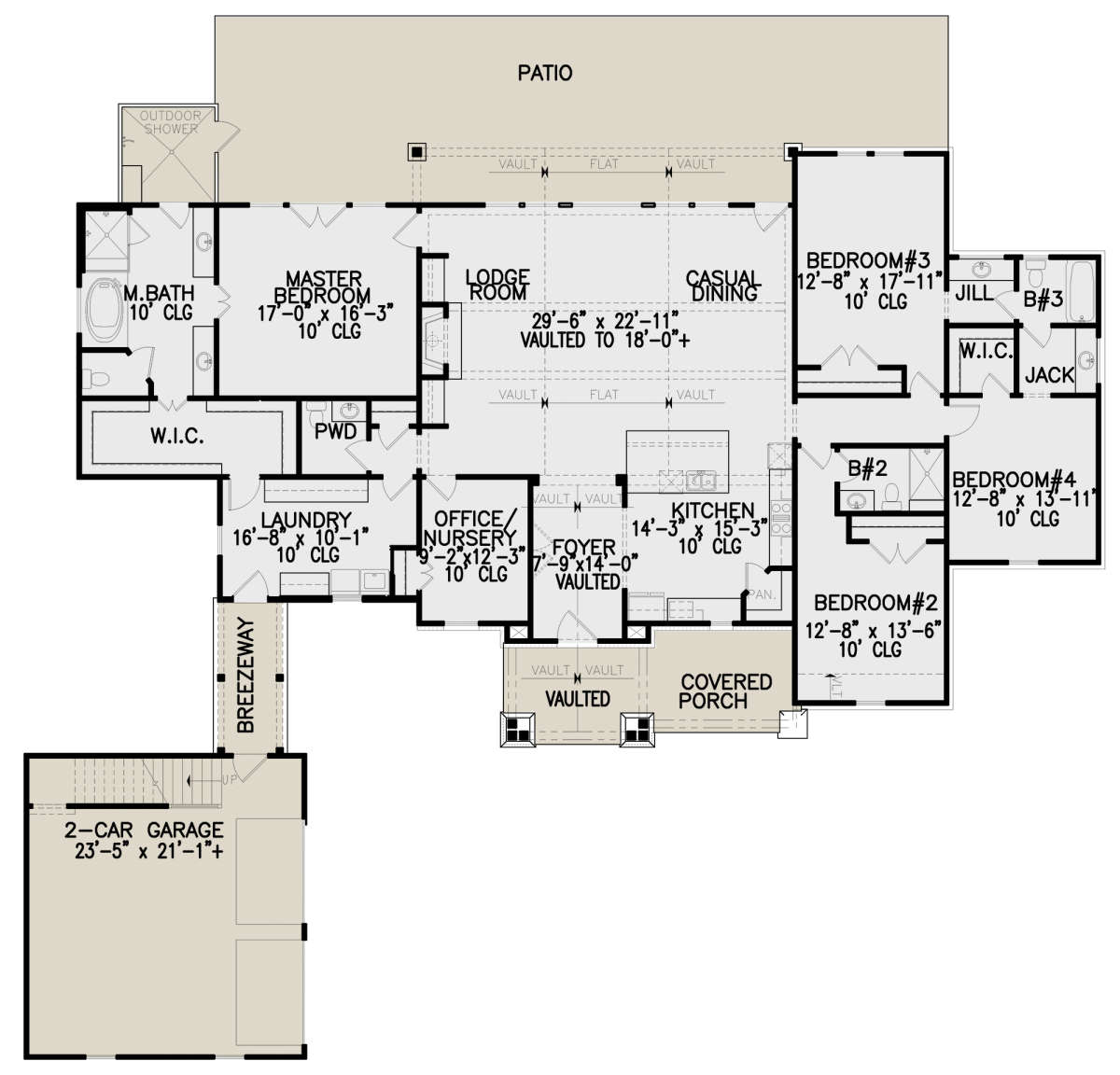 Main Floor for House Plan #699-00259