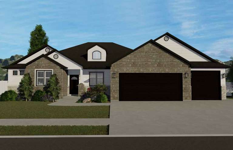 House Plan House Plan #24080 Front Elevation 