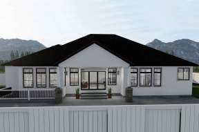 Ranch House Plan #2802-00049 Elevation Photo