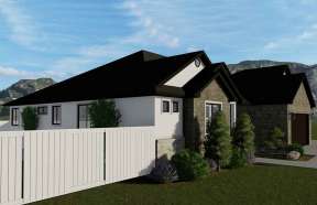 Ranch House Plan #2802-00049 Elevation Photo