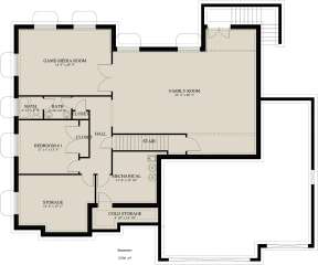 Basement for House Plan #2802-00049