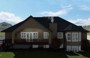 Ranch House Plan #2802-00050 Elevation Photo