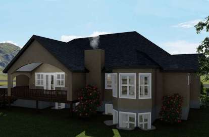 Ranch House Plan #2802-00050 Elevation Photo