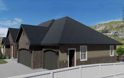 Ranch House Plan #2802-00050 Elevation Photo