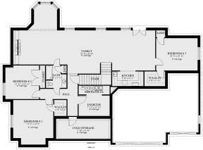 Basement for House Plan #2802-00050