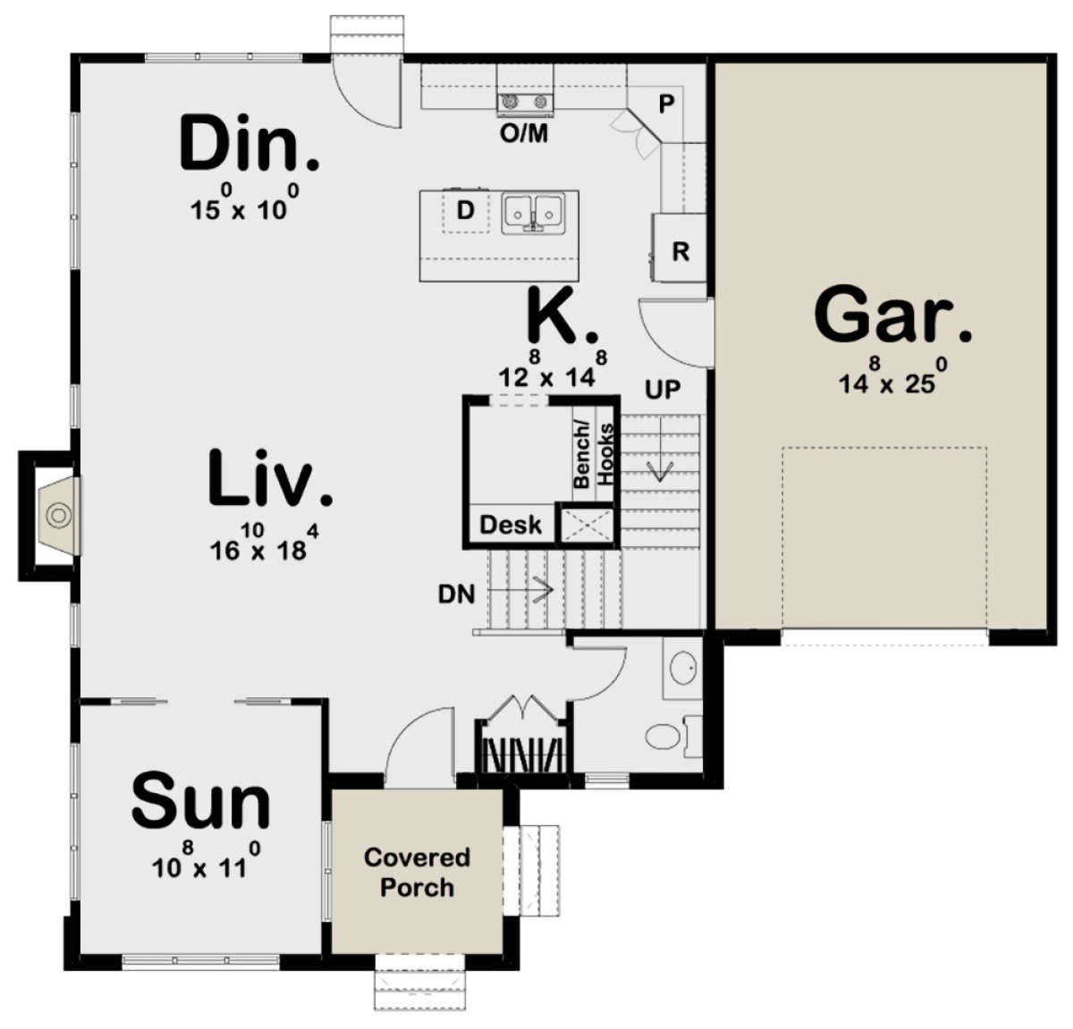 Main Floor for House Plan #963-00376