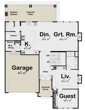 Main Floor for House Plan #963-00377