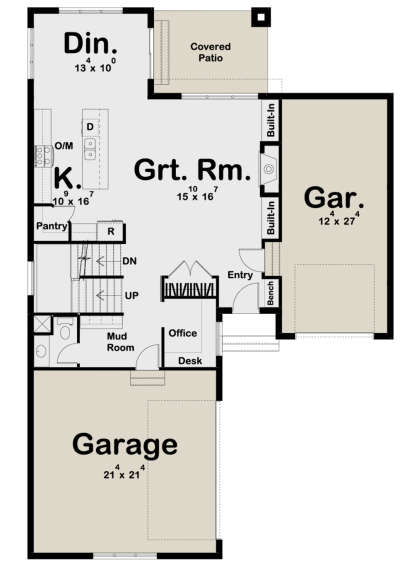 Main Floor for House Plan #963-00378