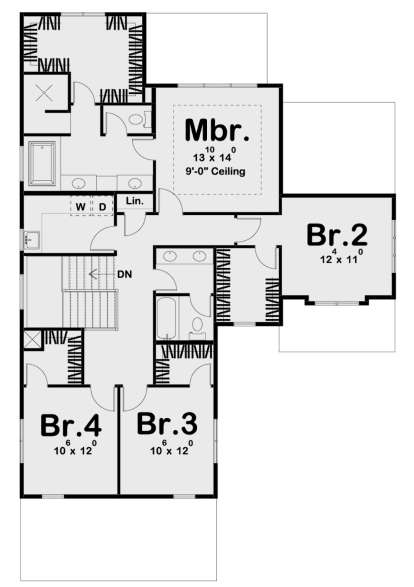 Second Floor for House Plan #963-00378