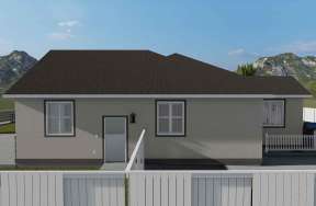 Ranch House Plan #2802-00052 Elevation Photo