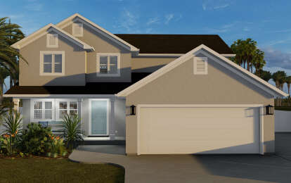 House Plan House Plan #24089 Front Elevation 