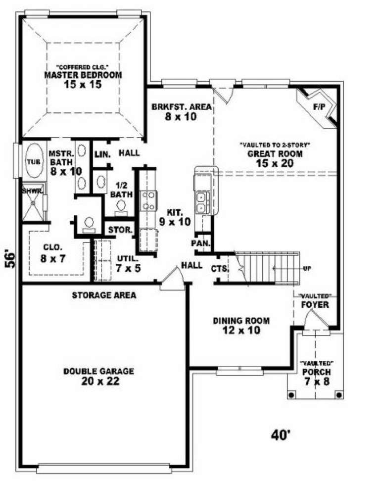 House Plan House Plan #2409 Drawing 1