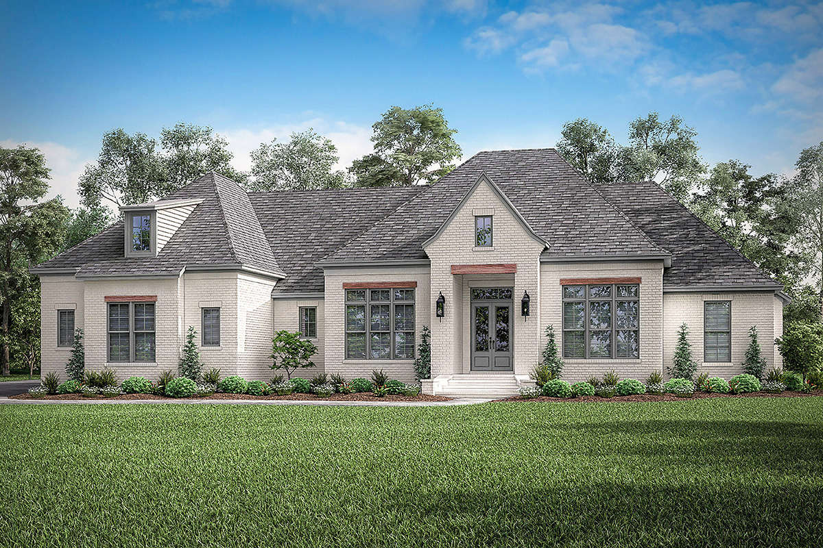 French Style Ranches French Country Ranch House Plans