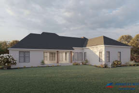 French Country House Plan #041-00205 Elevation Photo