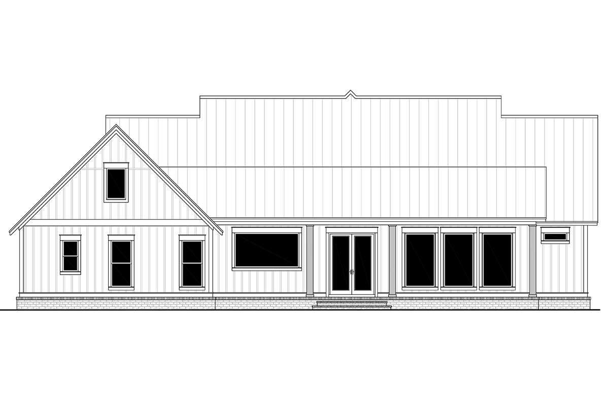 Modern Farmhouse Plan: 2,553 Square Feet, 3 Bedrooms, 2.5 Bathrooms - 041-00206 Modern Farmhouse Plan: 2,553 Square Feet, 3 Bedrooms, 2.5 Bathrooms - 041-00206