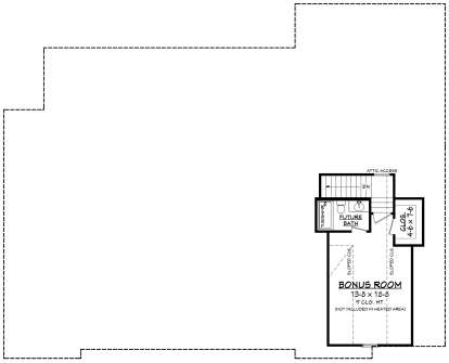 Bonus Room for House Plan #041-00206