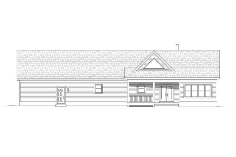 Ranch House Plan #940-00199 Elevation Photo
