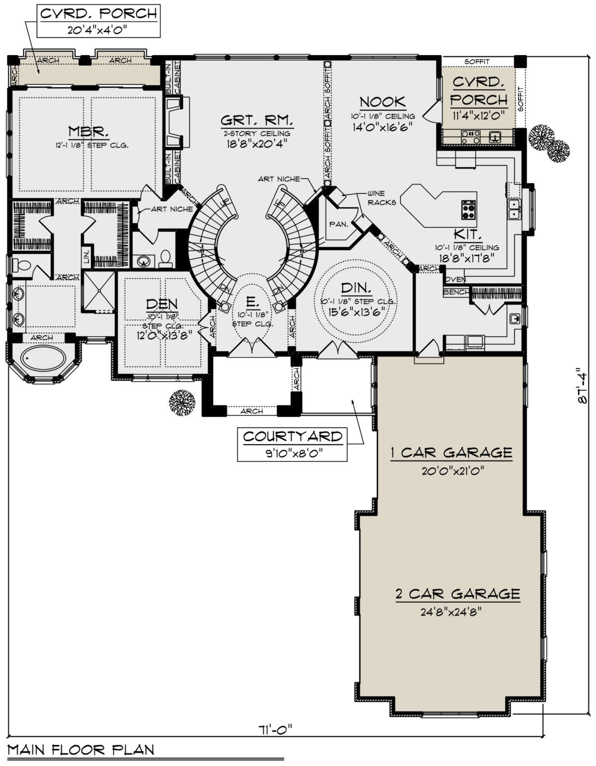 Main Floor for House Plan #1020-00364