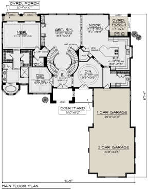 Main Floor for House Plan #1020-00364