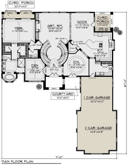 House Plan House Plan #24094 Drawing 1