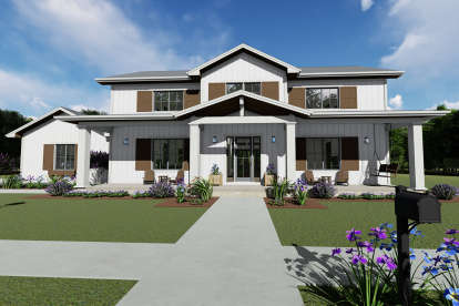 4 Bed, 5 Bath, 3117 Square Foot House Plan - #425-00030