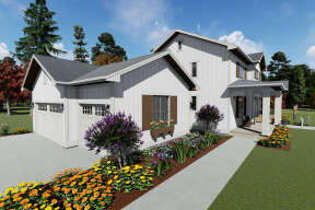 Country House Plan #425-00030 Elevation Photo