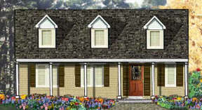 Country House Plan #033-00050 Elevation Photo