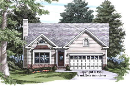 Ranch House Plan #8594-00420 Elevation Photo