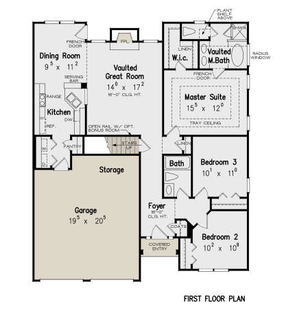 Main Floor for House Plan #8594-00421
