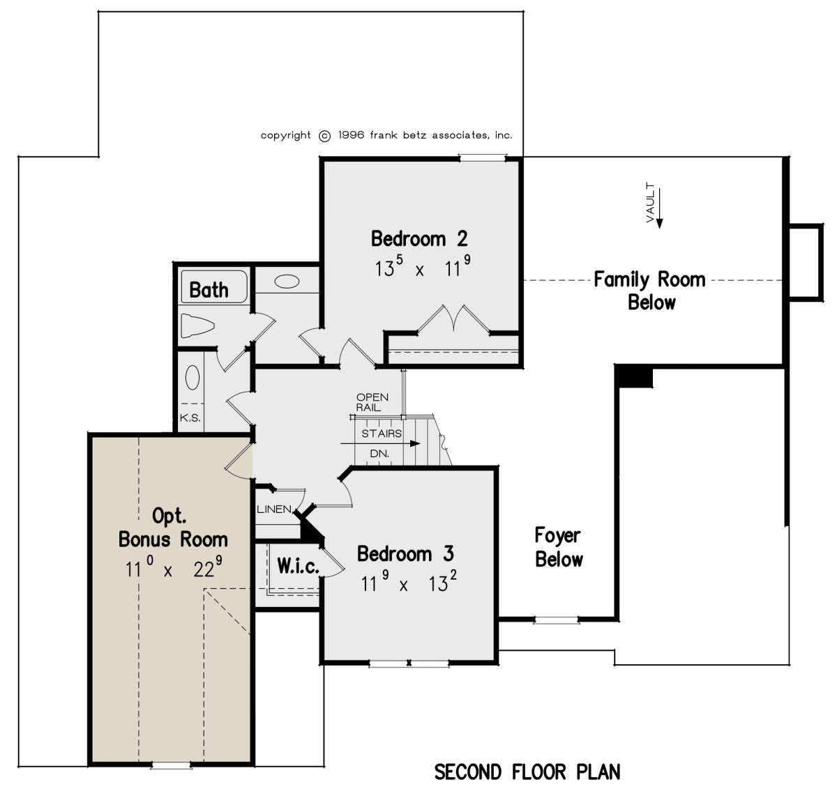 Second Floor for House Plan #8594-00422