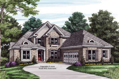 European House Plan #8594-00423 Elevation Photo