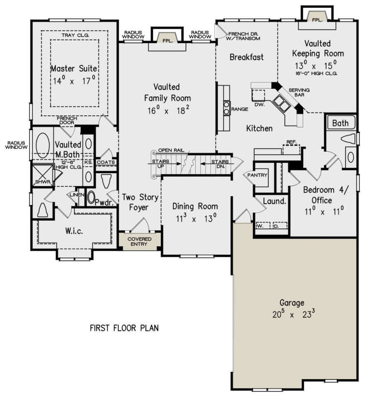 House Plan House Plan #24104 Drawing 1