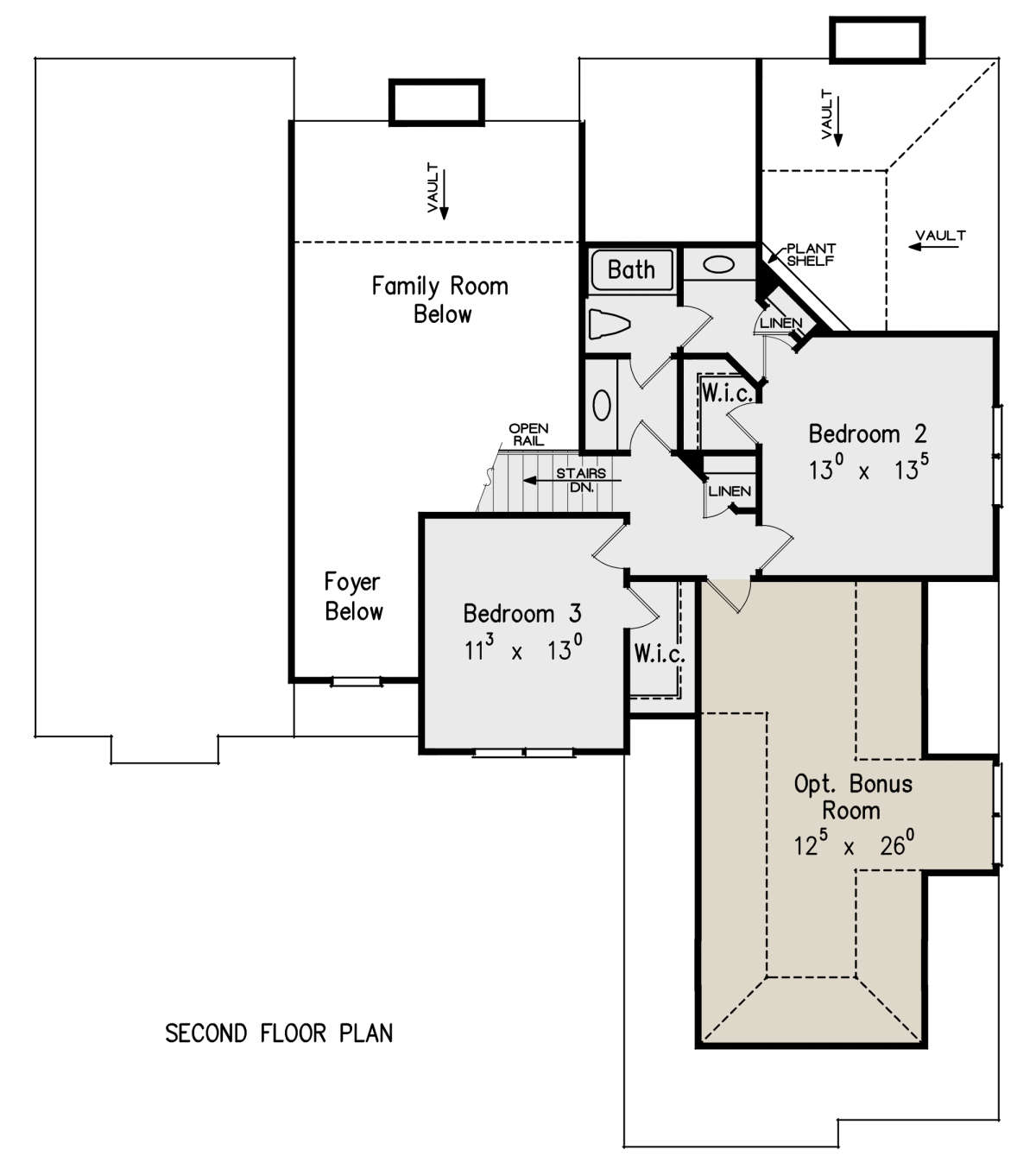 Second Floor for House Plan #8594-00423
