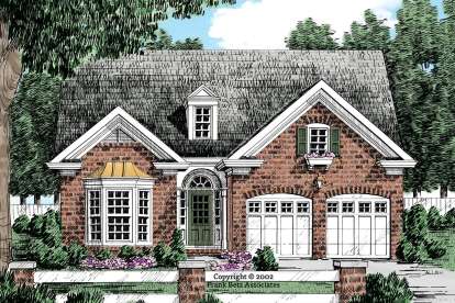Ranch House Plan #8594-00424 Elevation Photo