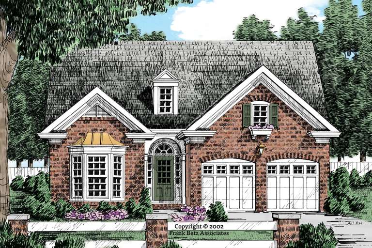 House Plan House Plan #24105 Front Elevation 