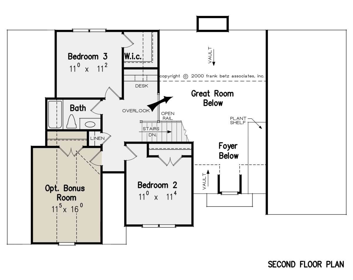Second Floor for House Plan #8594-00425