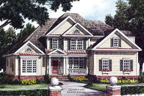 Traditional House Plan #8594-00427 Elevation Photo