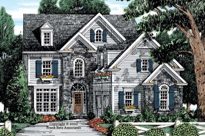 Traditional House Plan #8594-00428 Elevation Photo