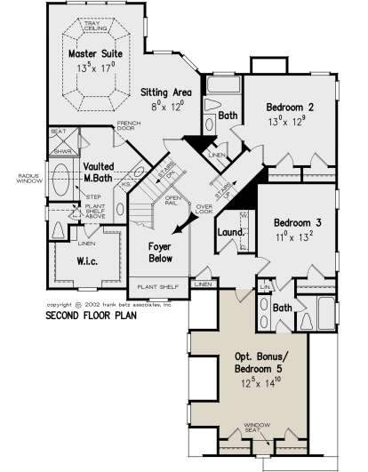 Second Floor for House Plan #8594-00428