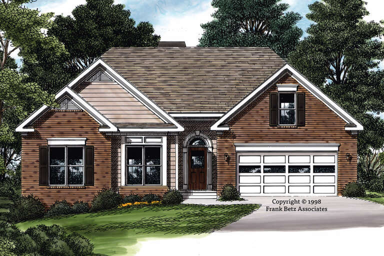 House Plan House Plan #24114 Front Elevation 