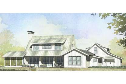Farmhouse House Plan #1637-00143 Elevation Photo