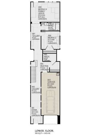 First Floor for House Plan #1637-00146