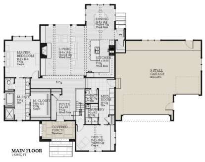 House Plan House Plan #24119 Drawing 1