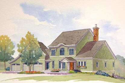 Traditional House Plan #1637-00148 Elevation Photo