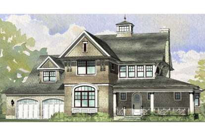House Plan House Plan #24121 Front Elevation 